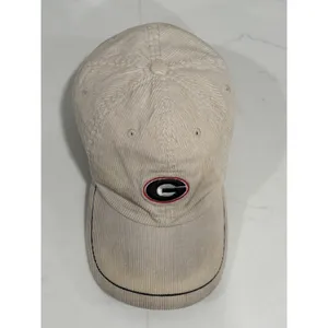 Nike Georgia Bulldogs Team Hat Cap Womens Corduroy Cream Tan Beige Adjustable thumbnail 5