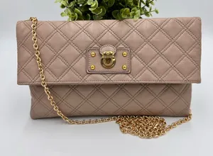 Marc Jacobs Quilted Clutch Converted into Crossbody Bag Blush Pink thumbnail 1