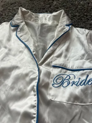 Lulu's white lare satin bride top thumbnail 8