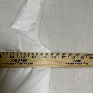 Lulus Blissfully Beaming White Sleeveless Bow Mini Dress Size M Bridal Wedding thumbnail 11