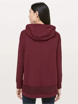 🍋 LULULEMON Starting Place Hoodie in Garnet Size 6 thumbnail 3
