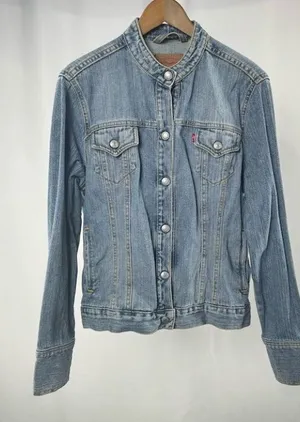 Vintage Levi's Cotton Button Up‎ Denim Jean Jacket in Blue Size Medium thumbnail 1