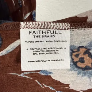 Faithfull The Brand Melia Floral Midi Dress Brown Boho Romantic Size XS thumbnail 6