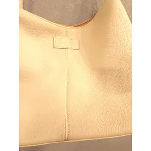 Dooney & Bourke Vintage Cream Pebbled Leather Hobo Shoulder‎ Bag Gold Hardware thumbnail 3