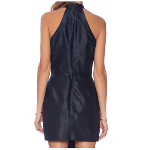 Keepsake Tessellate black small diamond halter mini dress Black Size XS thumbnail 6