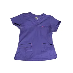 Wonder Wink Wonder Flex Women's Purple & Pink Scrub Top thumbnail 3