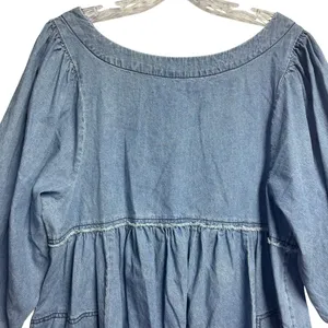 Get Obsessed Cotton Denim Mini Dress- Women's Size Medium thumbnail 5