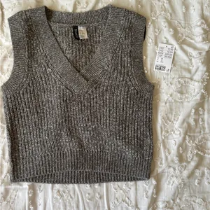 Divided NWT Charcoal Knit Sweater Vest thumbnail 2