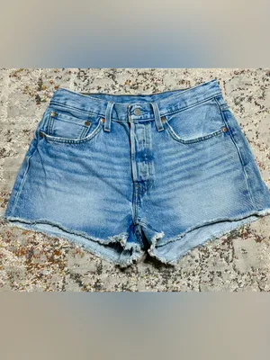 LEVI’S 501® Original High Waist Denim Cutoff Shorts size 30 thumbnail 12
