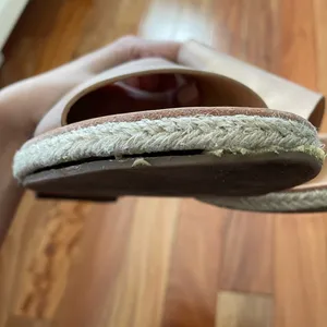Lulus Marnie Rose Gold Espadrille Slide Sandals thumbnail 5
