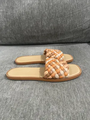 The Suzi Slide Sandal in Multi Woven Leather Size 9 thumbnail 9