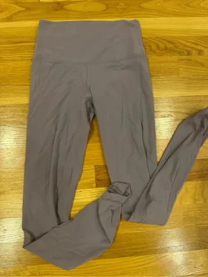 Lululemon align leggings 28” purple ash size 4 thumbnail 2