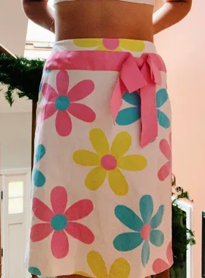 1960 Inspired Floral Skirt thumbnail 3