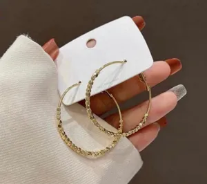 18K Gold Plated Gold Hoop Earrings for Women thumbnail 2
