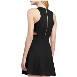 Amanda Uprichard Black Cutout Mini Dress thumbnail 2