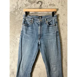 Citizens of Humanity Georgia‎ High Rise Bootcut Jeans Light Wash 28 X 32” Slit thumbnail 7
