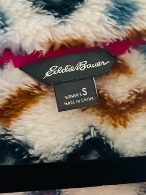 Eddie Bauer fuzzy quarter zip thumbnail 3