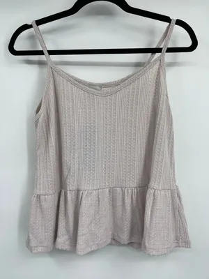 Paper Crane Womens Pink Cami Tank Top Sleeveless Spaghetti Strap Size Medium NEW thumbnail 1