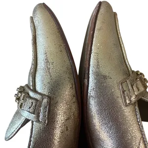 Tory Burch Gemini Link Metallic Gold Loafers‎ 9 thumbnail 8