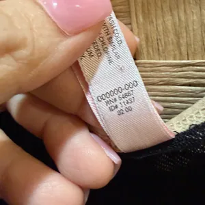Vintage Y2K 2000s Victoria’s Secret Black Cami Contrast Trim XS Euro Chic EUC thumbnail 3