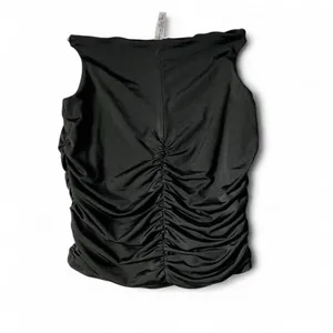 Lucy in the Sky Womens‎ Black Ruched Cowl Neck Sleeveless Top Rhinestone Size S thumbnail 4