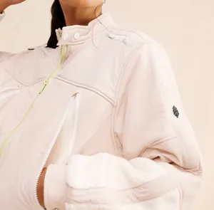NWT On Your Mark Moto Fleece Jacket thumbnail 4