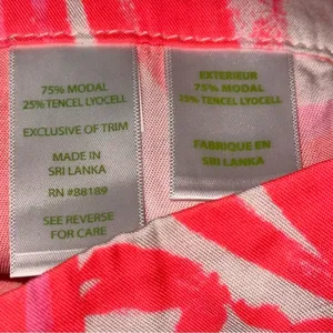 Lilly Pulitzer Women’s Size M Pink Sun Ray Shimmy Dahlia Scalloped Beach Shorts thumbnail 6