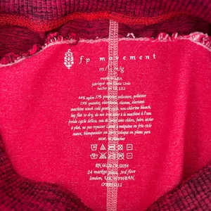 Free People Movement Pink Pop Life Leggings Sz M thumbnail 2