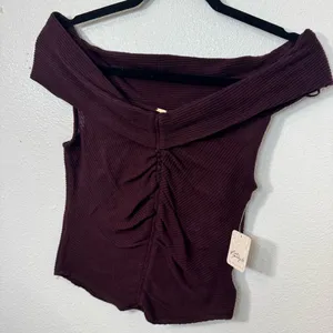 Free People Off-Shoulder Blouse thumbnail 4