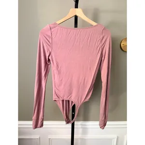 Free People Intimately Sugar Maple Bodysuit Medium Long Sleeve thumbnail 4