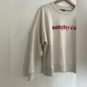 AERIE Naughty-ish Long Sleeve Pullover Crewneck Novelty Sweatshirt Size M thumbnail 6