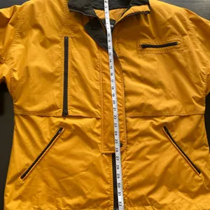 London Fog Mustard Yellow Zipper Lined Jacket Size L (NO HOODIE AVAILABLE)‎ thumbnail 4
