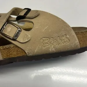 Birkenstock Size 39 Tan Calais Cork Footbed Sandal (Left foot only) Unisex thumbnail 7