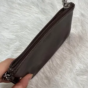 y2k COACH Vintage Leatherware Brown Leather Wristlet thumbnail 4