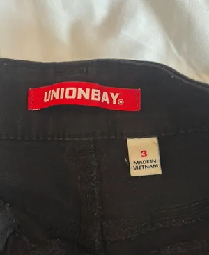 black denim shorts thumbnail 3