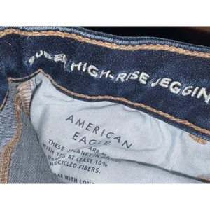 American Eagle Super High Rise Jeggings Size 10S thumbnail 2