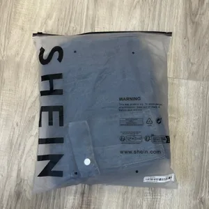 SHEIN Dark Blue Wide Leg Cargo Jeans thumbnail 9