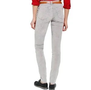 Urban Outfitters Mid Low Rise Cigarette Skinny Ankle Gray Corduroy Pants 27 thumbnail 3
