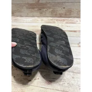 Sorel Hadley Slippers Quilted Navy Blue Puffy Nylon Women's 8 Cozy Warm thumbnail 6