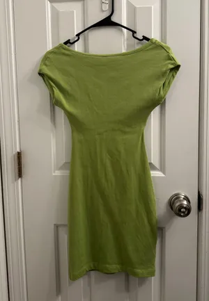 Zara Green Mini Dress thumbnail 1