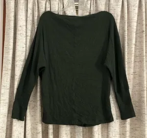 Velvet by Graham & Spencer Ribbed Boatneck Dolman Sleeve Top thumbnail 1