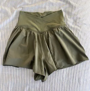 OFFLINE by Aerie Flowy Crossover Shorts thumbnail 1