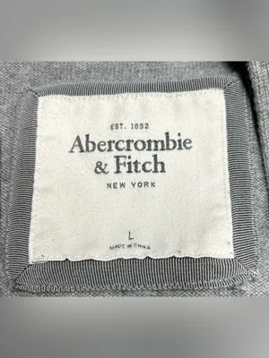 Abercrombie & Fitch Women’s Size L Y2K Academic Cashmere Blend Cardigan Sweater thumbnail 2