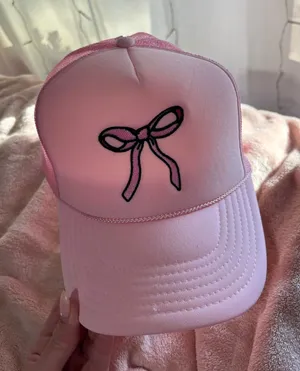 Boutique Trucker Hat Pink thumbnail 1
