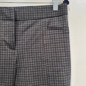 Amanda & Chelsea Womens Size 8 Plaid Straight Leg Career Pants‎ Gray Black thumbnail 8