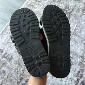 Women's Black Strappy Sandals Size 9 thumbnail 6