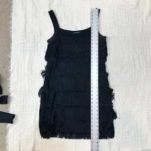 Express small fringe flapper cocktail mini dress costume D2 3426 thumbnail 5