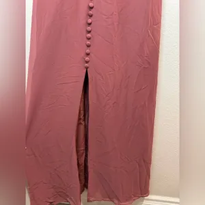 Azazie Women’s Alaya Ready to Ship Dusk Bridesmaid Dresses Size 6 in Desert Rose thumbnail 5