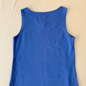 Joules Riva Dress Womens 4 Blue Sleeveless Cotton‎ Shift Mini thumbnail 9