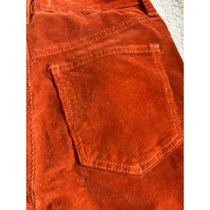 NWT Free People Corduroy Pants 24 Fired Chestnut Burnt Orange Boho Slim Straight thumbnail 10